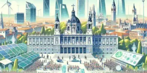 "Delegates engaging in discussions at the World Congress of Clean Technologies in Madrid 2025, highlighting innovative solutions for sustainable development."